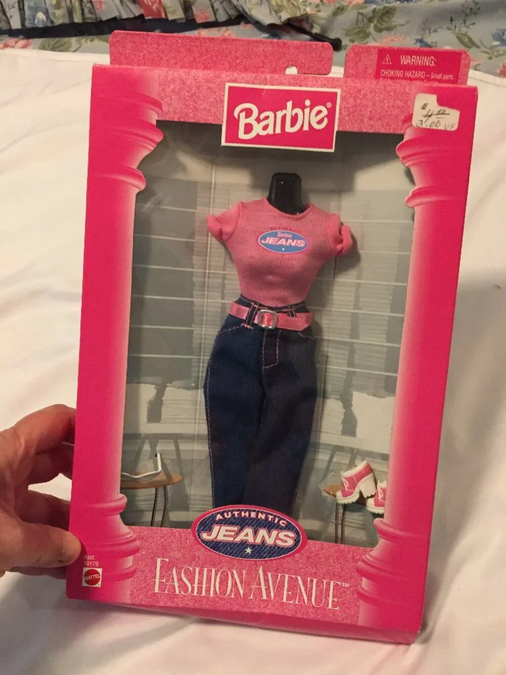 Authentic Jeans Fashion Avenue Barbie Outfit Genuine Mattel Assist 19179 NIP  Bo